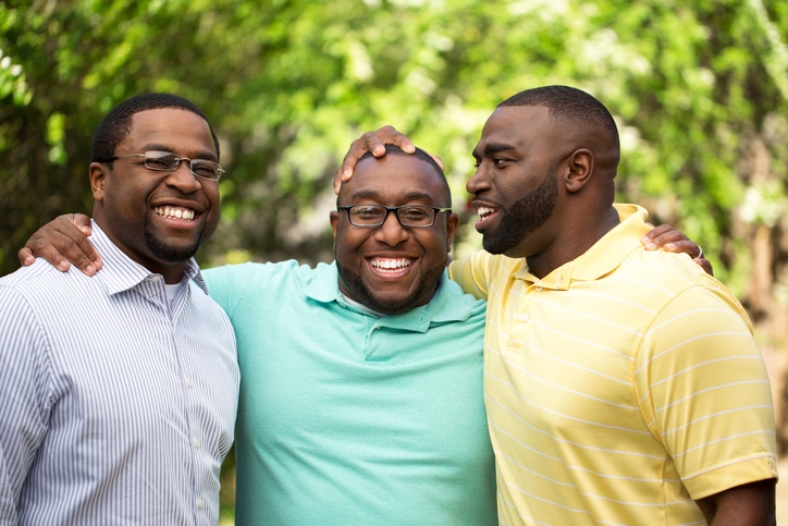 African American men friends