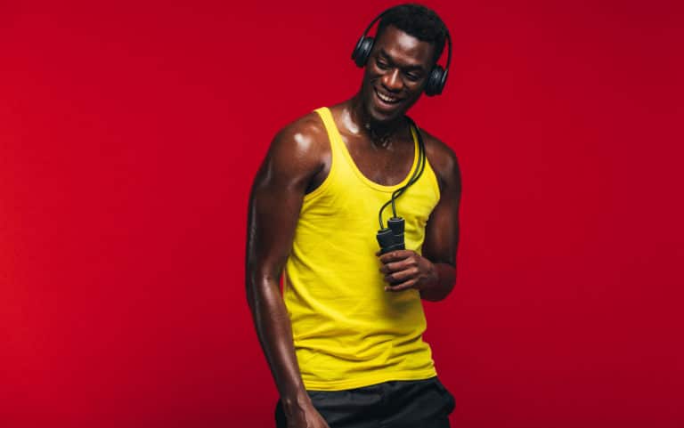 young fit man