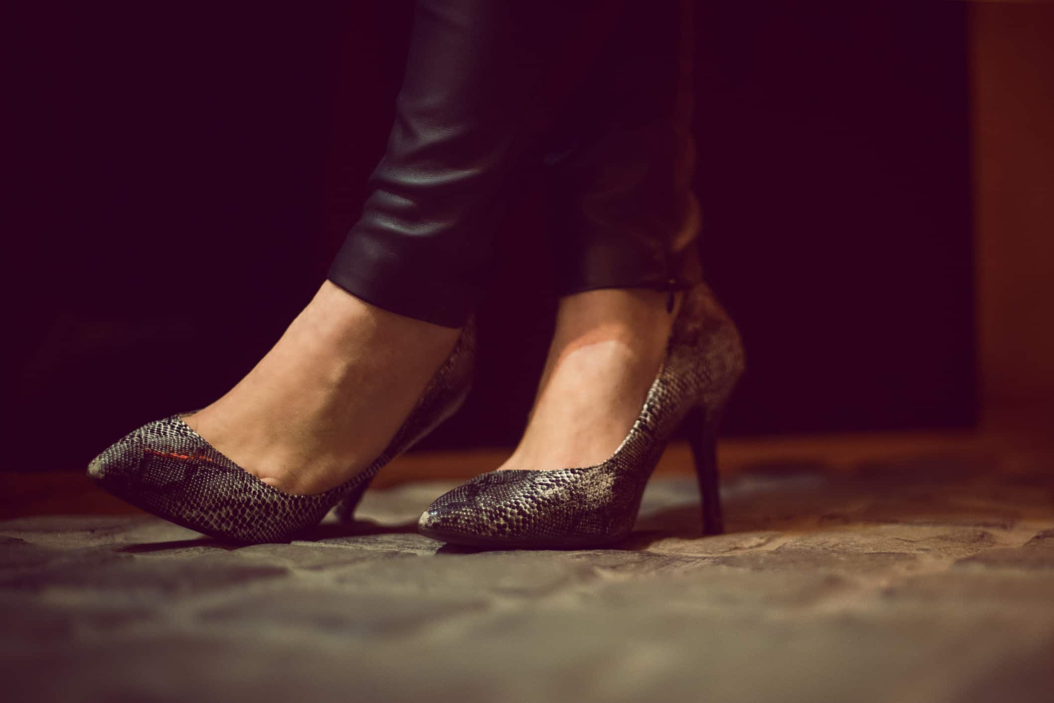high heels