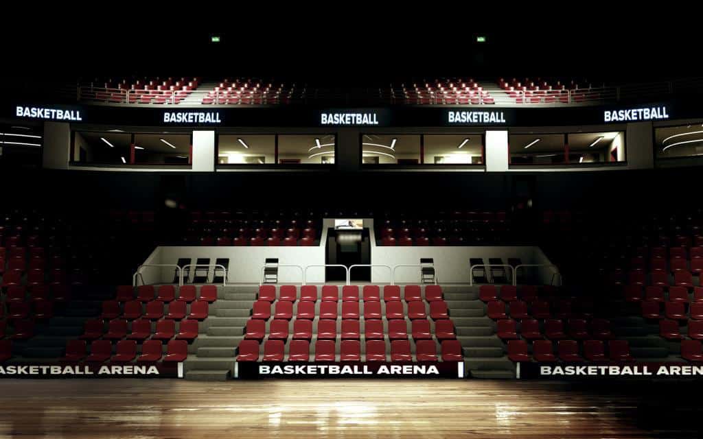 Rendering of basketball