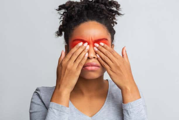 swollen eyes