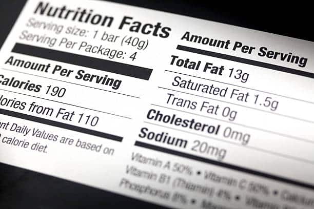 food labels