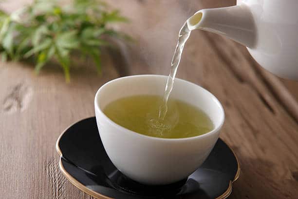 drinking tea