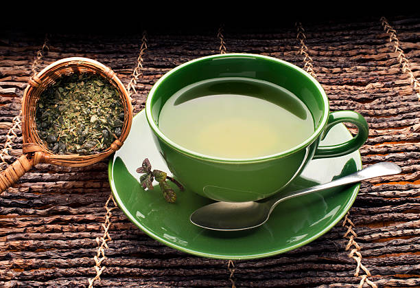 drinking tea