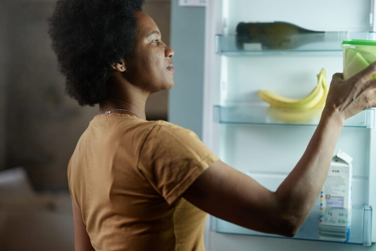 expired food, fridge