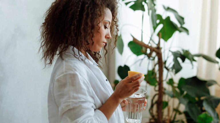 lemon water
