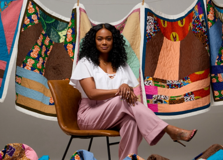 Tatyana Ali quilts